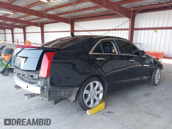 2014 Cadillac ATS Standard RWD with VIN 1G6AA5RX3E0159300, listed as a IAAI auction lot 40271449 with 124,125 mi miles. Bid and sale history available at carsss.com. Image 4.