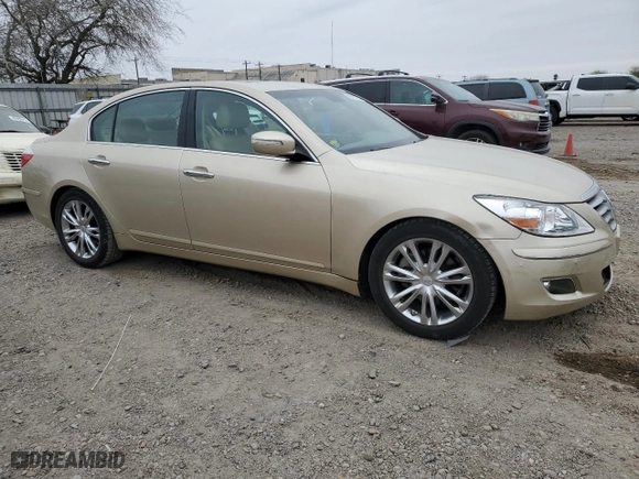 2011 Hyundai Genesis with VIN KMHGC4DE5BU115378, listed as a Copart auction lot 45791005 with 26,112 mi miles and Salvage Title. Bid and sale history available at carsss.com. Image 4.