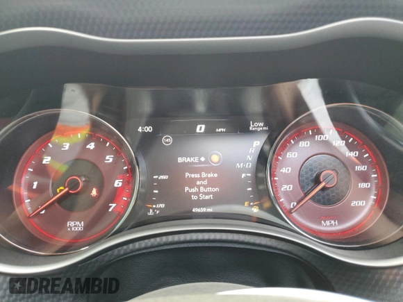 2019 Dodge Charger SRT Hellcat with VIN 2C3CDXL96KH588025, listed as a Copart auction lot 64705614 with 49,659 mi miles and Salvage Title. Bid and sale history available at DreamBid. Image 9.