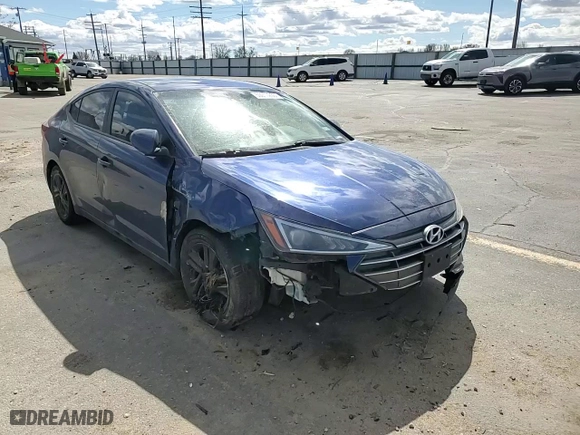2019 Hyundai Elantra SEL with VIN 5NPD84LF5KH420442, listed as a Copart auction lot 50018235 with 167,299 mi miles and Salvage Title. Bid and sale history available at carsss.com. Image 11.