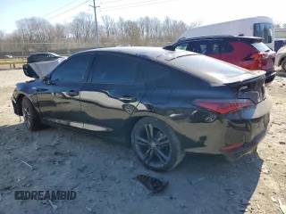 2024 Acura Integra w/A-Spec Package with VIN 19UDE4H34RA014372, listed as a Copart auction lot 46291205 with Not Provided miles and Salvage Title. Bid and sale history available at carsss.com. Image 2.