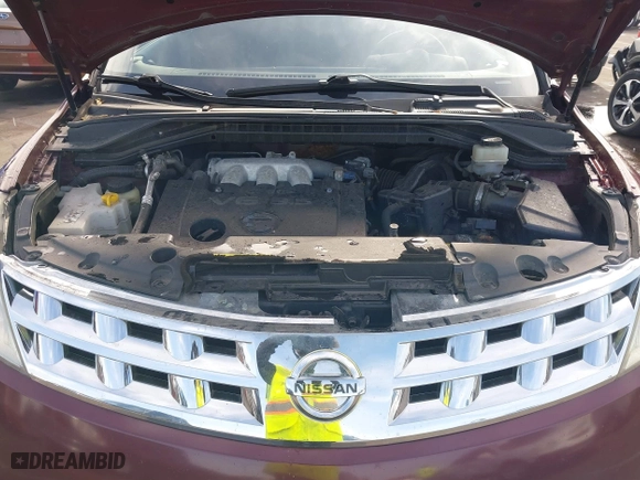2005 Nissan Murano SL with VIN JN8AZ08W85W435151, listed as a IAAI auction lot 41077675 with 142,629 mi miles. Bid and sale history available at carsss.com. Image 10.
