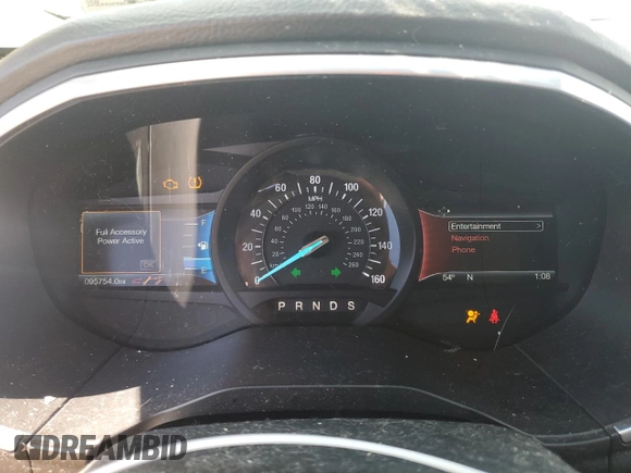 2016 Ford Edge Titanium with VIN 2FMPK4K94GBB49043, listed as a Copart auction lot 44937045 with 95,754 mi miles and Salvage Title. Bid and sale history available at carsss.com. Image 9.