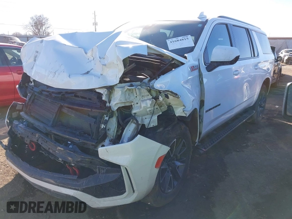 2022 Chevrolet Suburban Z71 with VIN 1GNSKDKD6NR150067, listed as a IAAI auction lot 41684815 with 73,416 mi miles and . Bid and sale history available at DreamBid. Image 2.