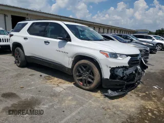 2018 Chevrolet Traverse Premier with VIN 1GNERKKW1JJ112530, listed as a Copart auction lot 66320095 with 126,421 mi miles and Salvage title. Bid and sale history available at DreamBid. Image 4.