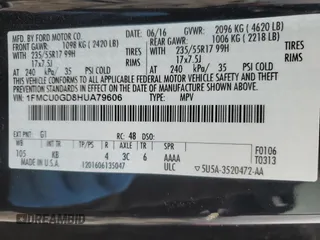 2017 Ford Escape SE with VIN 1FMCU0GD8HUA79606, listed as a Copart auction lot 50763095 with 76,213 mi miles and Clean Title. Bid and sale history available at carsss.com. Image 15.