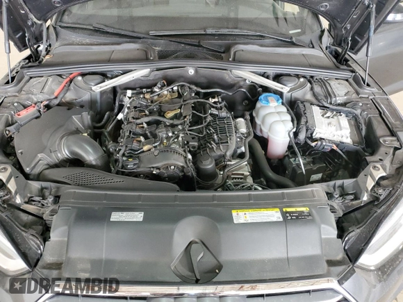2019 Audi A5 Premium Plus with VIN WAUTNAF54KA008183, listed as a Copart auction lot 50423625 with 50,476 mi miles and Salvage Title. Bid and sale history available at DreamBid. Image 11.