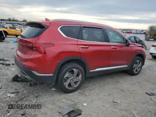 2022 Hyundai Santa Fe SEL with VIN 5NMS3DAJ4NH456069, listed as a Copart auction lot 80191264 with 50,375 mi miles and Salvage Title. Bid and sale history available at carsss.com. Image 3.