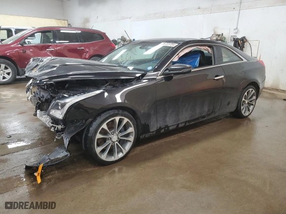 2016 Cadillac ATS Coupe Luxury Collection AWD with VIN 1G6AH1RX0G0121790, listed as a Copart auction lot 76723704 with 105,779 mi miles and Clean Title. Bid and sale history available at carsss.com. Image 1.