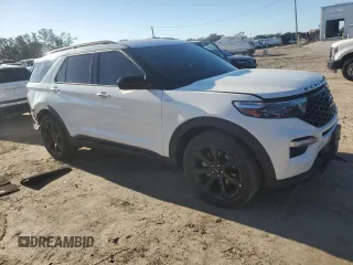 2023 Ford Explorer ST-Line with VIN 1FMSK7KH9PGB52354, listed as a Copart auction lot 84932644 with 14,308 mi miles and Salvage Title. Bid and sale history available at carsss.com. Image 4.
