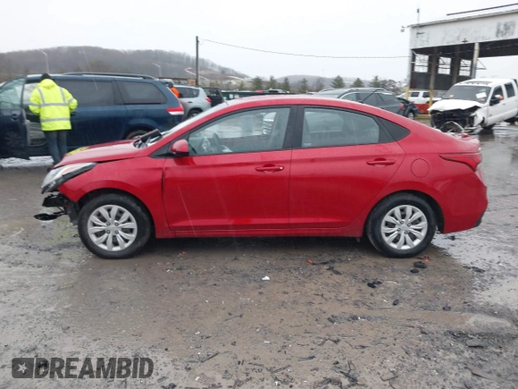 2020 Hyundai Accent SE with VIN 3KPC24A6XLE099469, listed as a IAAI auction lot 40924712 with 90,952 mi miles. Bid and sale history available at carsss.com. Image 15.
