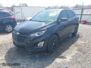 2020 Chevrolet Equinox LS with VIN 2GNAXHEV8L6266968, listed as a IAAI auction lot 41865932 with 50,657 mi miles. Bid and sale history available at carsss.com. Image 2.