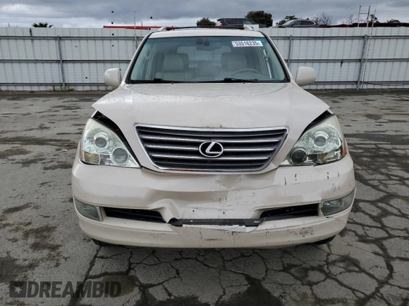 2003 Lexus GX 470 z VIN JTJBT20X330006191, wystawiony jako Copart lot #53516235 z przebiegiem 146 860 mil mil oraz Szkoda całkowita • Salvage title. Historia ofert i sprzedaży dostępna na DreamBid. Obrazek 5.