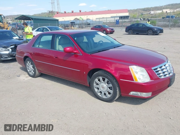 2008 Cadillac DTS 1SC with VIN 1G6KD57Y68U142382, listed as a IAAI auction lot 42093859 with 73,960 mi miles and . Bid and sale history available at carsss.com. Image 1.