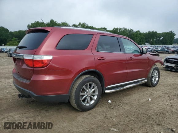 2013 Dodge Durango SXT with VIN 1C4RDHAG4DC692743, listed as a Copart auction lot 56651175 with 176,949 mi miles and Clean title. Bid and sale history available at DreamBid. Image 3.