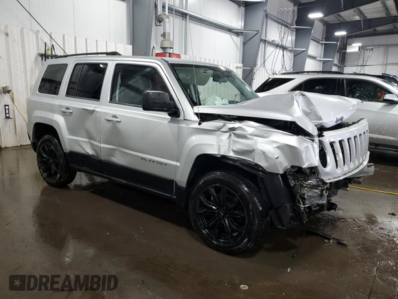 2012 Jeep Patriot Sport with VIN 1C4NJRBBXCD624343, listed as a Copart auction lot 61103315 with 116,728 mi miles and Salvage title. Bid and sale history available at DreamBid. Image 4.