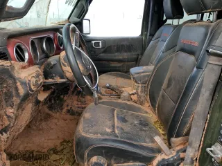 2022 Jeep Gladiator Rubicon with VIN 1C6JJTBMXNL173279, listed as a Copart auction lot 85455834 with 0 mi miles and Salvage Title. Bid and sale history available at carsss.com. Image 7.