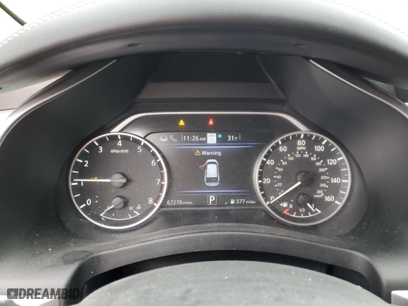 2020 Nissan Murano Platinum with VIN 5N1AZ2DS8LN105728, listed as a Copart auction lot 43733165 with 67,278 mi miles and Salvage Title. Bid and sale history available at carsss.com. Image 9.