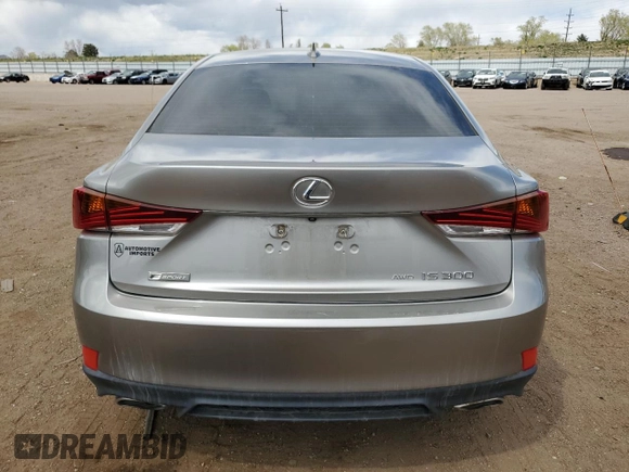 2018 Lexus IS with VIN JTHC81D29J5027191, listed as a Copart auction lot 54047035 with 76,726 mi miles and Clean Title. Bid and sale history available at carsss.com. Image 6.