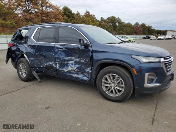 2023 Chevrolet Traverse LT Cloth with VIN 1GNEVGKW8PJ162858, listed as a Copart auction lot 41449485 with 11,545 mi miles and Non Repairable. Bid and sale history available at carsss.com. Image 4.