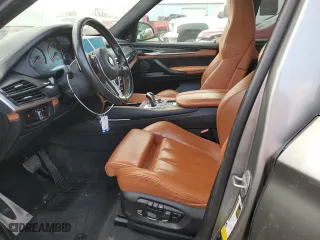 2015 BMW X5 M with VIN 5YMKT6C56F0C89088, listed as a Copart auction lot 81921504 with 91,543 mi miles and Salvage Title. Bid and sale history available at carsss.com. Image 7.