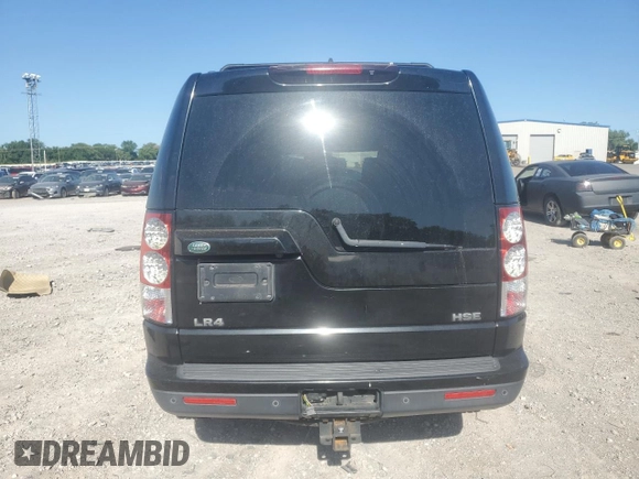 2011 Land Rover LR4 Lux with VIN SALAK2D49BA580135, listed as a Copart auction lot 57678185 with Not provided miles and Salvage title. Bid and sale history available at DreamBid. Image 6.