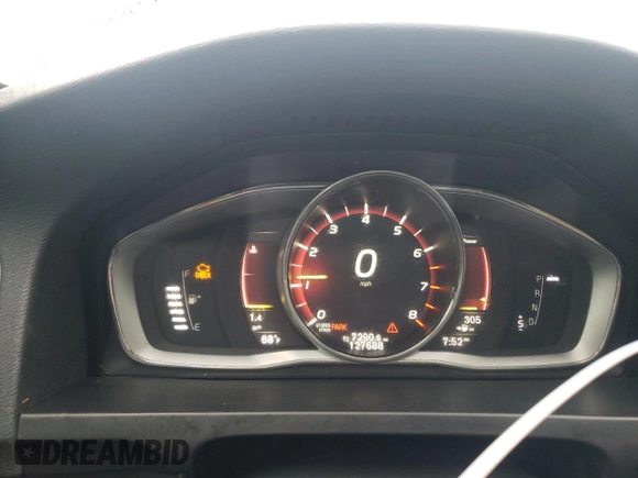 2017 Volvo S60 Inscription with VIN LYV402HK6HB134979, listed as a Copart auction lot 60678015 with 127,688 mi miles and Salvage title. Bid and sale history available at DreamBid. Image 9.