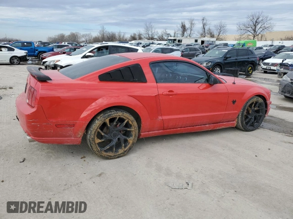 2009 Ford Mustang with VIN 1ZVHT80N895129590, listed as a Copart auction lot 46162455 with 145,096 mi miles and Salvage Title. Bid and sale history available at carsss.com. Image 3.