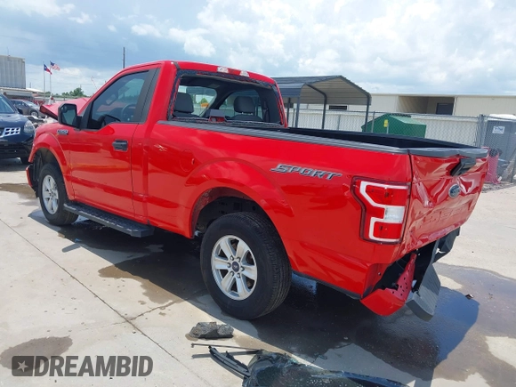 2018 Ford F-150 XL with VIN 1FTMF1CB8JKE22462, listed as a IAAI auction lot 42622267 with 72,931 mi miles and . Bid and sale history available at DreamBid. Image 3.