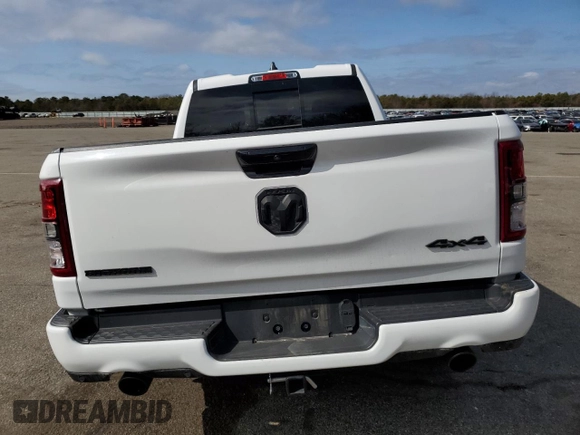 2023 Ram 1500 Big Horn with VIN 1C6SRFBT5PN578883, listed as a Copart auction lot 48968205 with 28,181 mi miles and Salvage Title. Bid and sale history available at carsss.com. Image 6.
