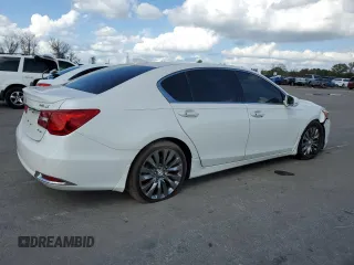 2016 Acura RLX Advance Pkg with VIN JH4KC1F9XGC000087, listed as a Copart auction lot 45076754 with 65,065 mi miles and Salvage Title. Bid and sale history available at carsss.com. Image 3.