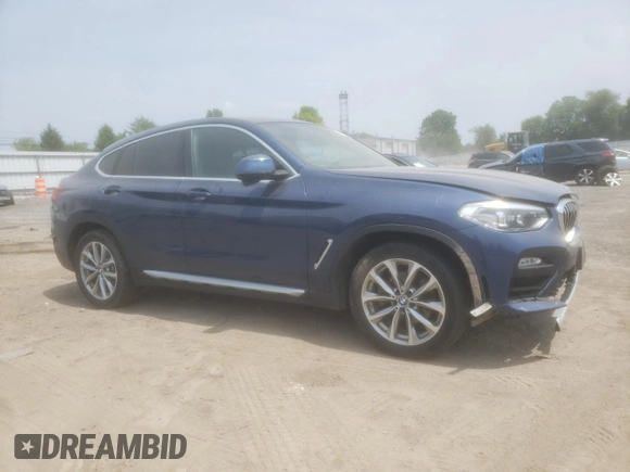 2019 BMW X4 xDrive30i with VIN 5UXUJ3C52KLG51818, listed as a Copart auction lot 59573625 with 77,841 mi miles and Salvage title. Bid and sale history available at DreamBid. Image 4.