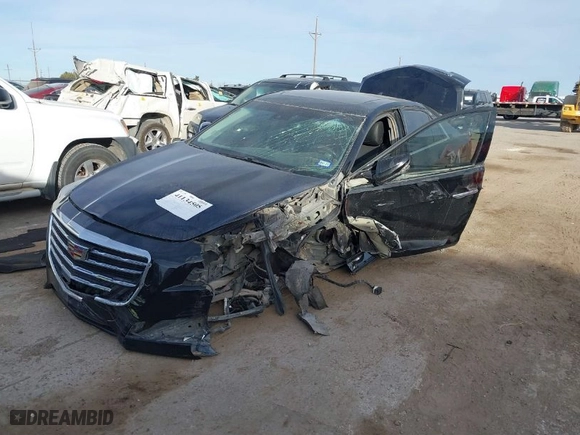 2018 Cadillac CTS Sedan Luxury RWD with VIN 1G6AR5SX3J0141554, listed as a IAAI auction lot 41134505 with 1 mi miles. Bid and sale history available at carsss.com. Image 2.