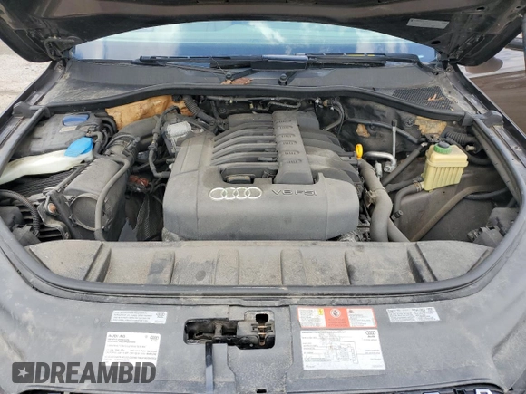 2010 Audi Q7 3.6L Premium Plus with VIN WA1LYAFE1AD002472, listed as a Copart auction lot 53059815 with 130,026 mi miles and Salvage Title. Bid and sale history available at carsss.com. Image 12.