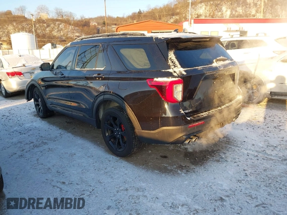 2020 Ford Explorer ST with VIN 1FM5K8GCXLGA02246, listed as a IAAI auction lot 41404923 with 108,196 mi miles. Bid and sale history available at carsss.com. Image 3.