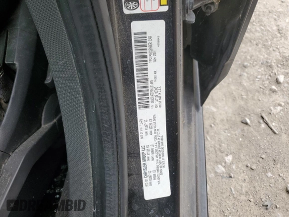 2010 Dodge Avenger SXT with VIN 1B3CC4FB7AN131405, listed as a Copart auction lot 46042455 with Not provided miles and Salvage title. Bid and sale history available at DreamBid. Image 12.