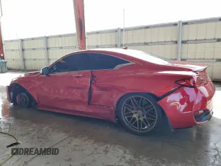 2022 Infiniti Q60 Red Sport 400 with VIN JN1FV7LK7NM660198, listed as a Copart auction lot 74916234 with 33,371 mi miles and Salvage title. Bid and sale history available at DreamBid. Image 2.