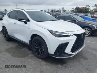 2025 Lexus NX with VIN 2T2KGCEZ4SC064091, listed as a IAAI auction lot 41882269 with 4,920 mi miles. Bid and sale history available at carsss.com. Image 1.