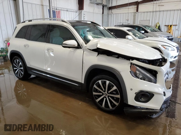 2021 Mercedes-Benz GLB 250 z VIN W1N4M4GBXMW109078, wystawiony jako Copart lot #56406995 z przebiegiem 21 010 mil mil oraz Nie do naprawy • Non repairable. Historia ofert i sprzedaży dostępna na DreamBid. Obrazek 4.