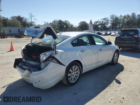 2013 Buick Regal Premium 1 with VIN 2G4GS5ERXD9132705, listed as a Copart auction lot 46290465 with 119,601 mi miles and Salvage title. Bid and sale history available at DreamBid. Image 3.