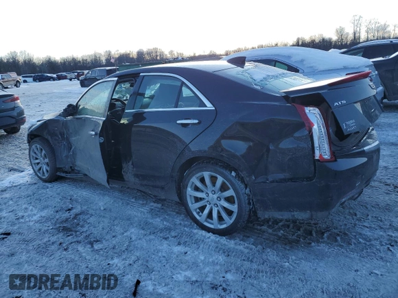 2018 Cadillac ATS AWD z VIN 1G6AE5RX1J0107534, wystawiony jako Copart lot #42672575 z przebiegiem 76 926 mil mil oraz Szkoda całkowita • Salvage title. Historia ofert i sprzedaży dostępna na DreamBid. Obrazek 2.