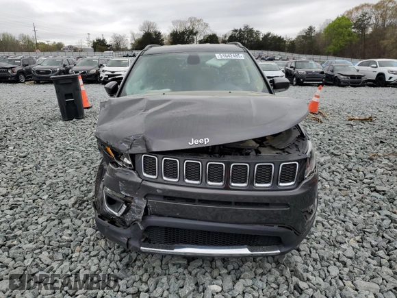 2018 Jeep Compass Limited with VIN 3C4NJDCB7JT266255, listed as a Copart auction lot 51642485 with 0 mi miles and Salvage Title. Bid and sale history available at carsss.com. Image 5.