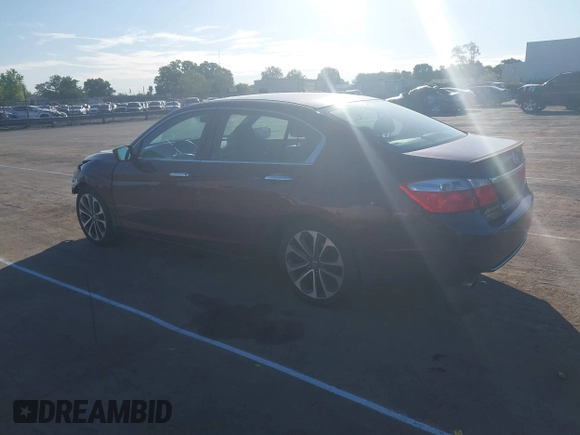 2015 Honda Accord Sport with VIN 1HGCR2F50FA117874, listed as a IAAI auction lot 42136595 with 152,240 mi miles and . Bid and sale history available at DreamBid. Image 14.