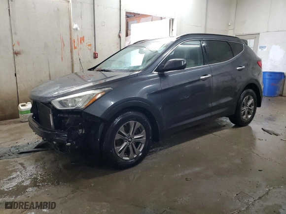 2016 Hyundai Santa Fe Sport with VIN 5XYZU3LB8GG316177, listed as a Copart auction lot 47231665 with 154,163 mi miles and Salvage Title. Bid and sale history available at carsss.com. Image 1.