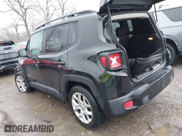 2015 Jeep Renegade Latitude with VIN ZACCJBBT0FPB47113, listed as a IAAI auction lot 41493849 with 116,197 mi miles and . Bid and sale history available at DreamBid. Image 3.