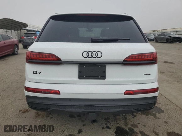 2024 Audi Q7 Premium Plus with VIN WA1LCBF72RD005379, listed as a Copart auction lot 86195024 with 17,895 mi miles and Salvage Title. Bid and sale history available at carsss.com. Image 6.