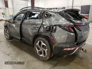 2022 Hyundai Tucson Limited with VIN 5NMJECAE1NH020573, listed as a Copart auction lot 53182945 with 108,289 mi miles and Salvage Title. Bid and sale history available at carsss.com. Image 2.