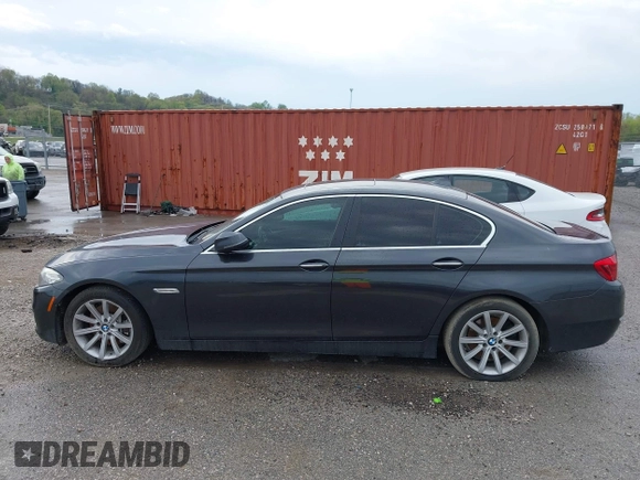 2015 BMW 5 Series 535i xDrive with VIN WBA5B3C59FD545279, listed as a IAAI auction lot 41810032 with 122,936 mi miles. Bid and sale history available at carsss.com. Image 14.