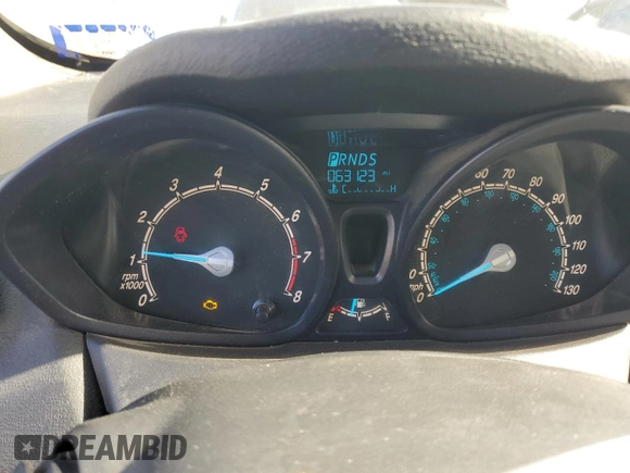 2015 Ford Fiesta S z VIN 3FADP4AJ4FM123484, wystawiony jako Copart lot #54095345 z przebiegiem 63 123 mil mil oraz Szkoda całkowita • Salvage title. Historia ofert i sprzedaży dostępna na DreamBid. Obrazek 9.