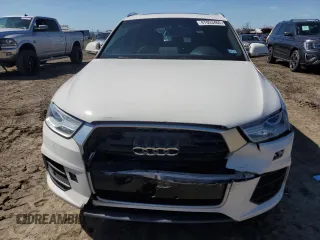 2017 Audi Q3 Premium Plus with VIN WA1HCCFS1HR017234, listed as a Copart auction lot 47053405 with 76,440 mi miles and Salvage title. Bid and sale history available at DreamBid. Image 5.